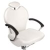 Fotel do pedicure z masazerem stop BR-2301 bialy 2