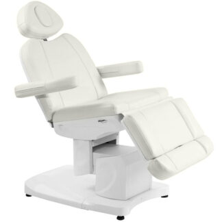 Fotel kosmetyczny elektryczny AZZURRO 708A 4 silniki Bialy