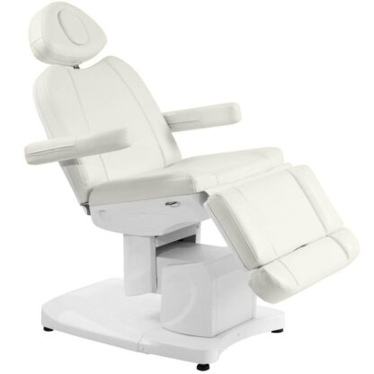 Fotel kosmetyczny elektryczny AZZURRO 708A 4 silniki Bialy