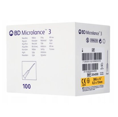 Igły do mezoterapii Microlance 30G (0,3 x 13mm)