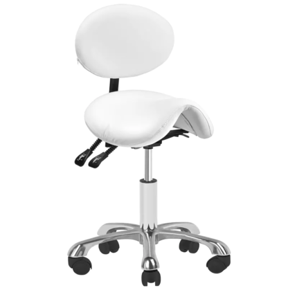Taboret kosmetyczny 1025 bialy Giovanni