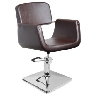 Gabbiano - fotel fryzjerski helsinki - brązowy