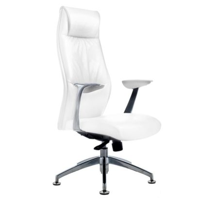 Fotel kosmetyczny - model Rico 184 - biały