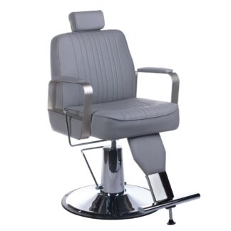 Fotel barberski HOMER BH-31237 jasny szary 2