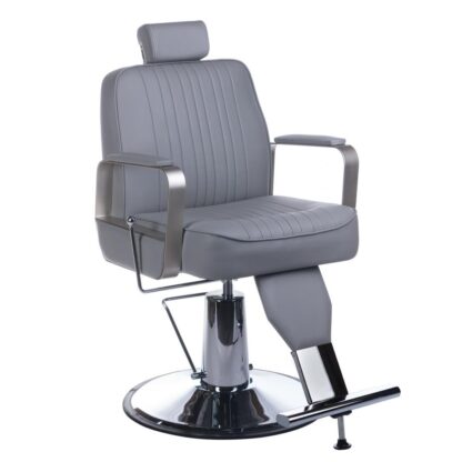 Fotel barberski HOMER BH-31237 jasny szary 2