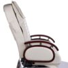 Fotel do pedicure z masazem BR-2307 Kremowy 2