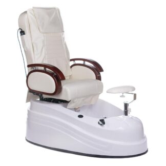 Fotel do pedicure z masazem BR-2307 Kremowy