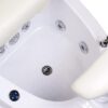 Fotel do pedicure z masazem BR-2307 Kremowy 5