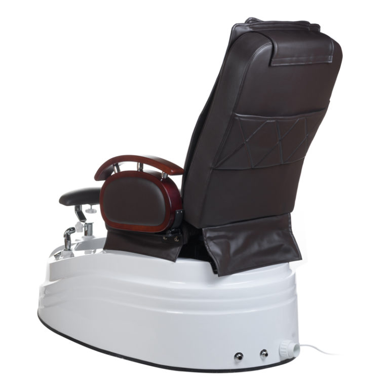 Fotele Fotel pedicure - brązowy - tył