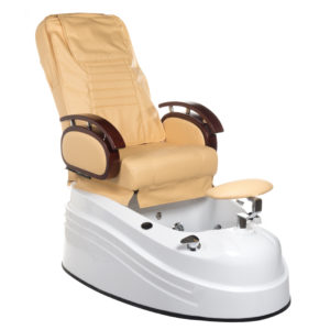 Fotel do pedicure z masażem – Beżowy