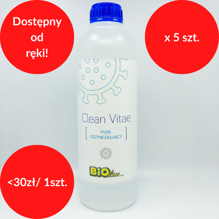 clean vitae żel antybakteryny pakiet 5 x 1L