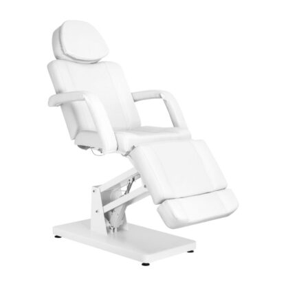 Fotel kosmetyczny elektryczny basic biały