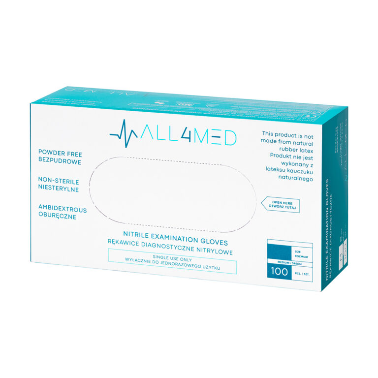 All4med-jednorazowe-rekawice-nitrylowe-czarne-M-1 All4med jednorazowe rękawice nitrylowe czarne XL 1