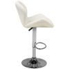 Hoker barowy M01 pikowany regulowany bialy 1