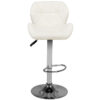 Hoker barowy M01 pikowany regulowany bialy 3