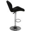 Hoker barowy M01 pikowany regulowany czarny 1