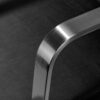 Gabbiano fotel fryzjerski Porto srebrno czarny 5