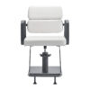 Gabbiano fotel fryzjerski Porto szaro bialy 2