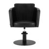 Gabbiano fotel fryzjerski Roma square czarny 2