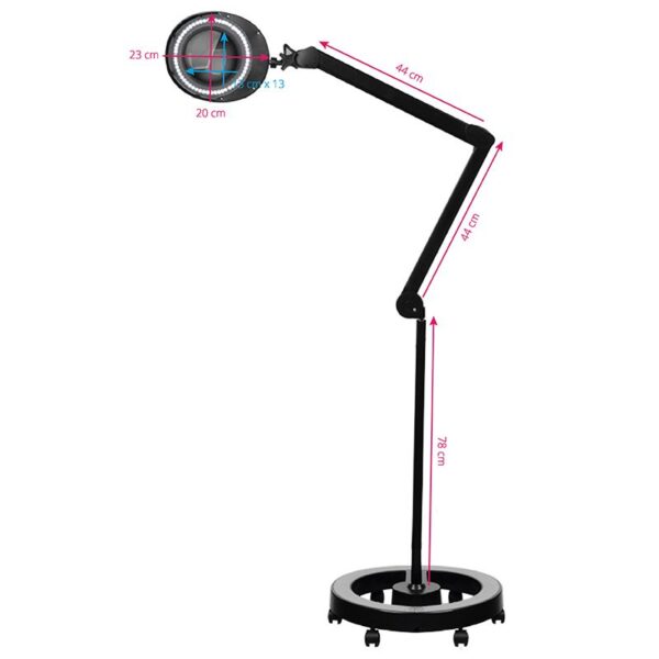 Lampa-lupa-Elegante-6025-60-led-smd-5d-black-ze-statywem-5 Lampa lupa Elegante 6025 60 led smd 5d black ze statywem 5