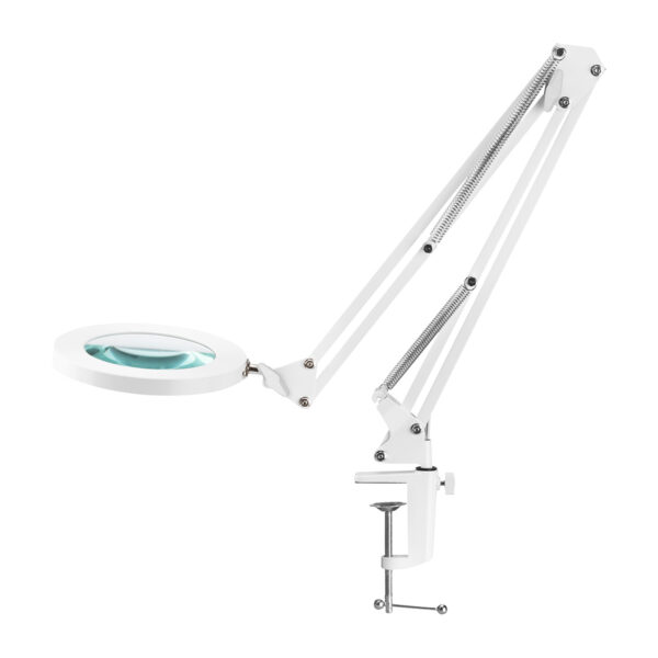 Lampa lupa led Glow 308 do blatu biala USB