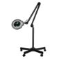 Lampa lupa led S5 + statyw led reg. natezenie swiatla czarna