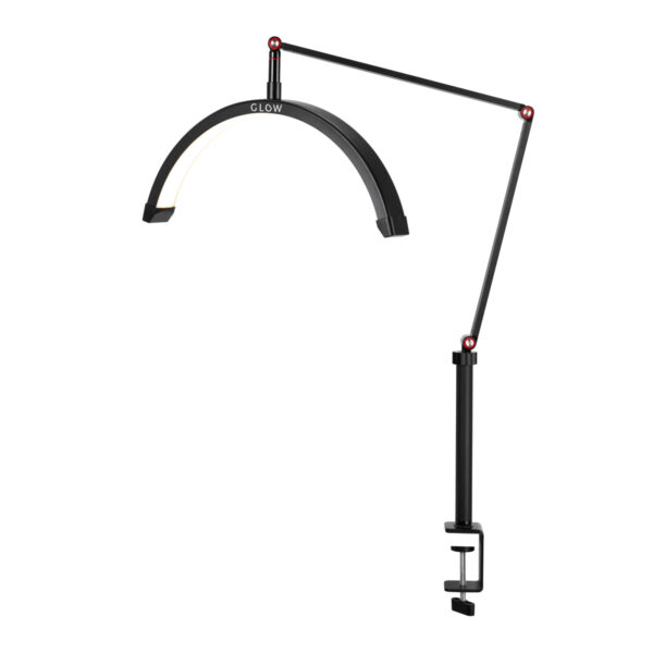 Lampa-zabiegowa-Glow-MX3-do-blatu-czarna-2 Lampa zabiegowa Glow MX3 do blatu czarna 2