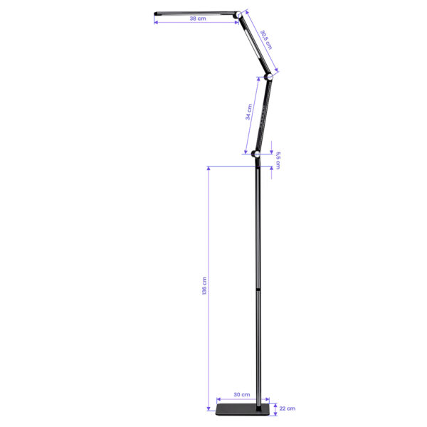 Lampa-zabiegowa-LED-Yoga-22W-czarna-11 Lampa-zabiegowa-LED-Yoga-22W-czarna-11