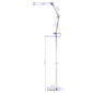 Lampa zabiegowa LED Yoga 22W srebrna 10