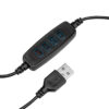 Lampka lupa led snake ring na biurko czarna 3